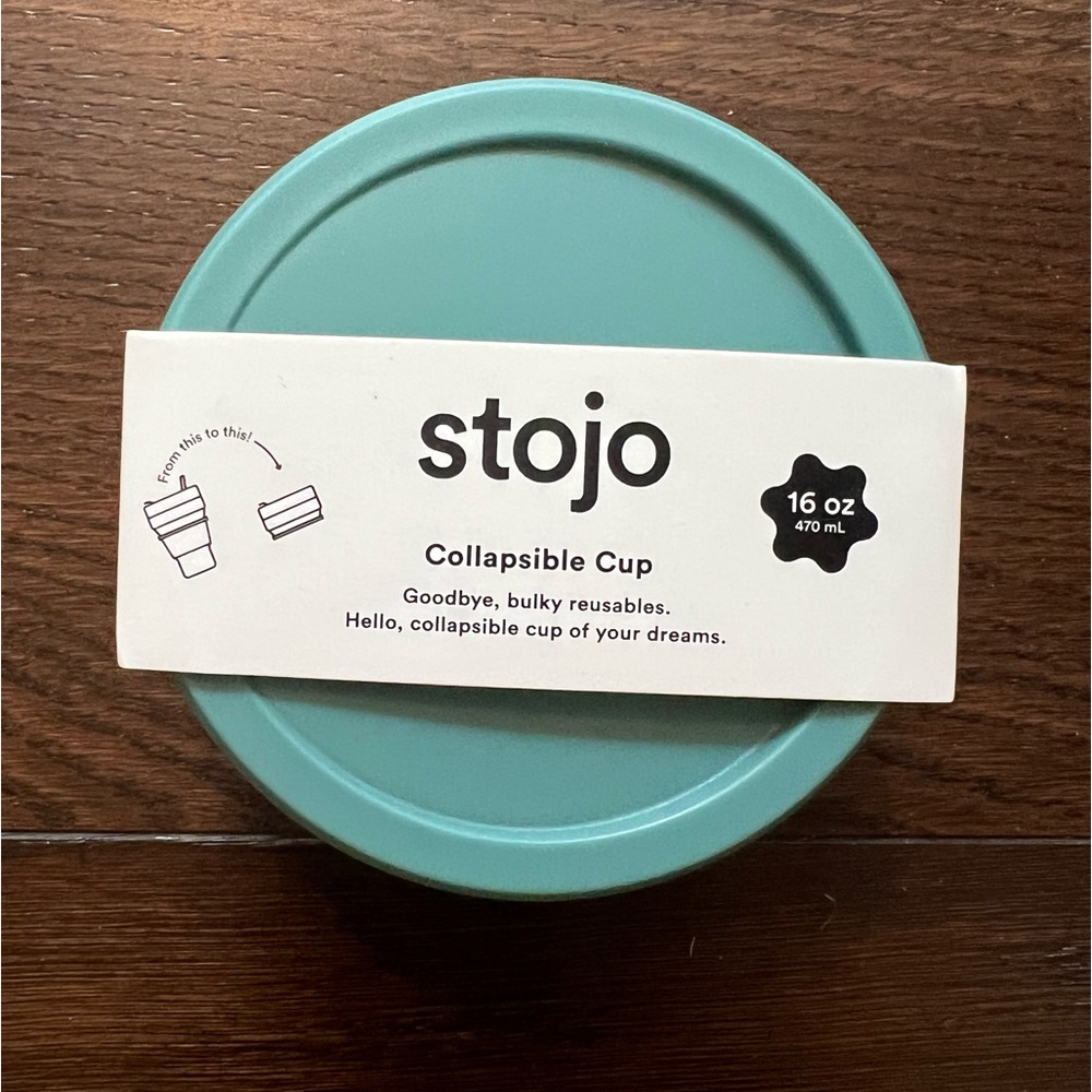 Stojo Collapsible Cup 16oz. - Eucalyptus